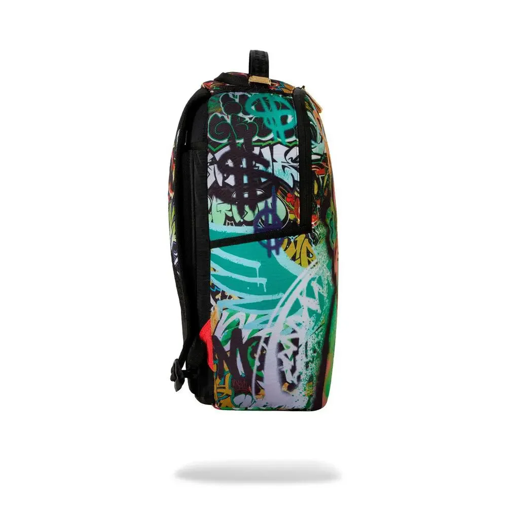 Sprayground Moneybear Tunnel Mural Backpack Unisex Multi Adjustable Strap SPR331